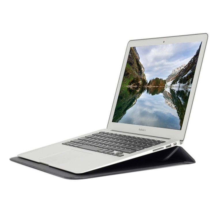 Universal Envelope Style PU Leather Case with Holder for Ultrathin Notebook Tablet PC 11.6 inch, Size: 32.5x21.5x1cm(Black) - 10 - 11 inch by PMC TechLife | Online Shopping South Africa | PMC TechLife | Buy Now Pay Later Mobicred