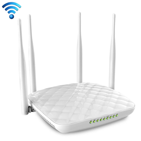 Tenda FH456 Wireless 2.4GHz 300Mbps WiFi Router with 4*5dBi External Antennas(White) - Wireless Routers by Tenda | Online Shopping South Africa | PMC Jewellery | Buy Now Pay Later Mobicred