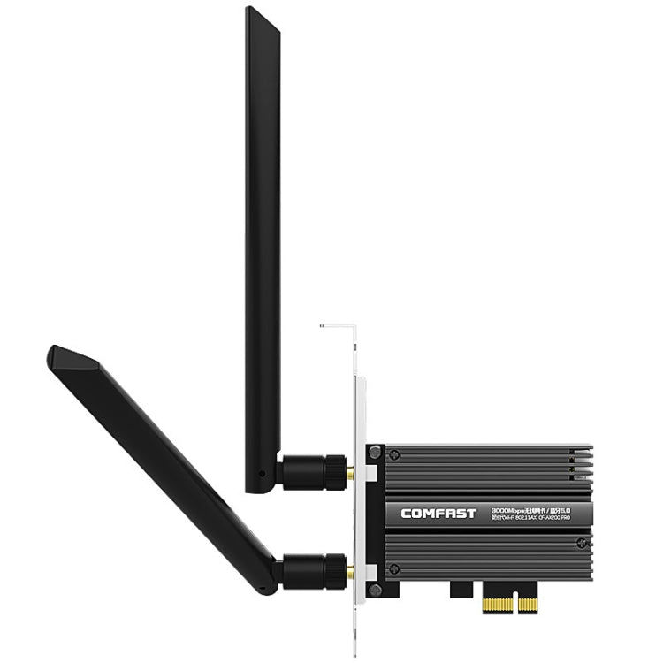 COMFAST CF-AX200 PRO 3000Mbps Bluetooth PCI-E Wifi Network Card Adapter with 2 Antennas - free shipping - PMC Jewellery - Order now!