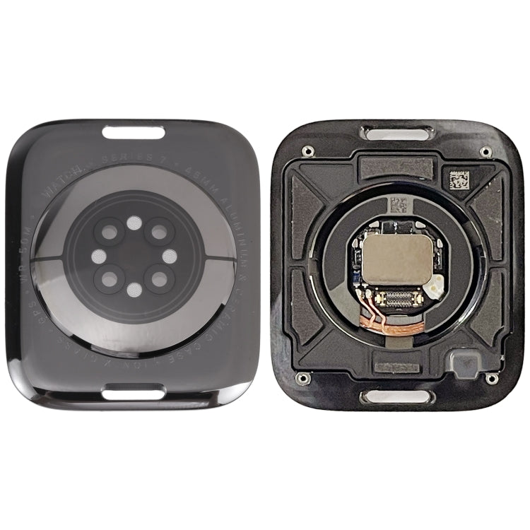 For Apple Watch Series 7 45MM GPS Version Glass Back Cover With Wireless Charging Coil - Back Cover by PMC TechLife | Online Shopping South Africa | PMC TechLife