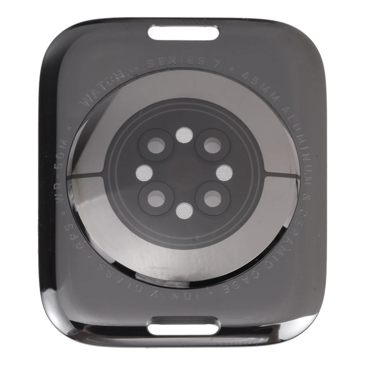 For Apple Watch Series 7 45MM GPS Version Glass Back Cover With Wireless Charging Coil - Back Cover by PMC TechLife | Online Shopping South Africa | PMC TechLife