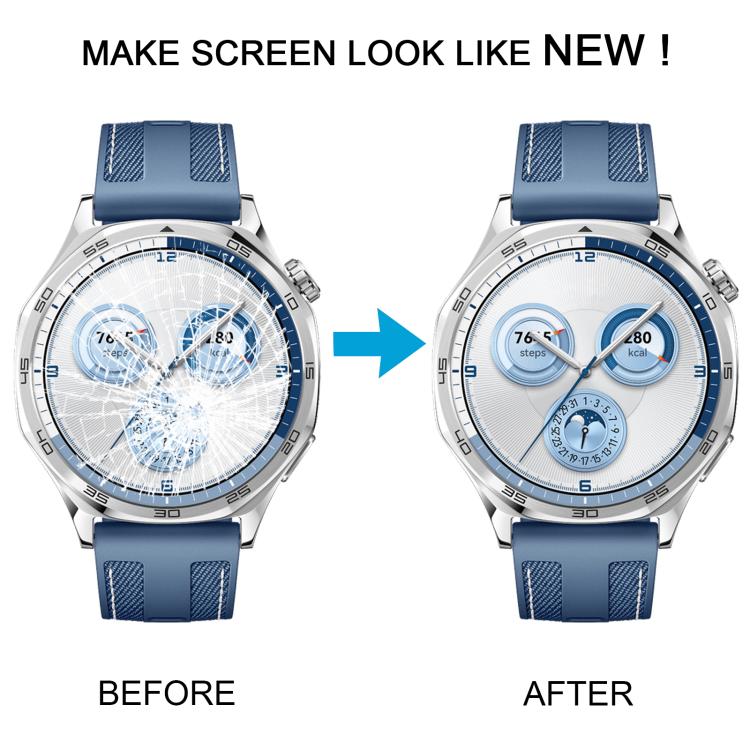 For Huawei Watch GT 5 46mm Original Front Screen Outer Glass Lens (Blue) - For Huawei by PMc TechLife | Online Shopping South Africa | PMc TechLife | Buy Now Pay Later Mobicred