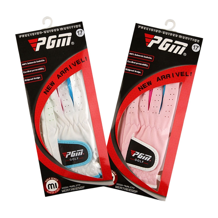 PGM One Pair Golf Microfiber Cloth Soft Comfortable Gloves for Children - Safety Gloves by PGM | Online Shopping South Africa | PMC TechLife | Buy Now Pay Later Mobicred