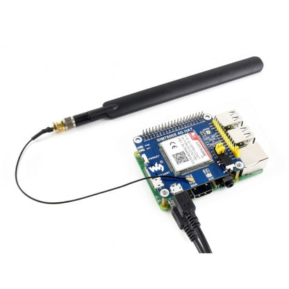 Waveshare 4G / 3G / 2G / GSM / GPRS / GNSS HAT for Raspberry Pi, LTE CAT4, for Southeast Asia, West Asia, Europe, Africa - Modules Expansions Accessories by Waveshare | Online Shopping South Africa | PMC Jewellery