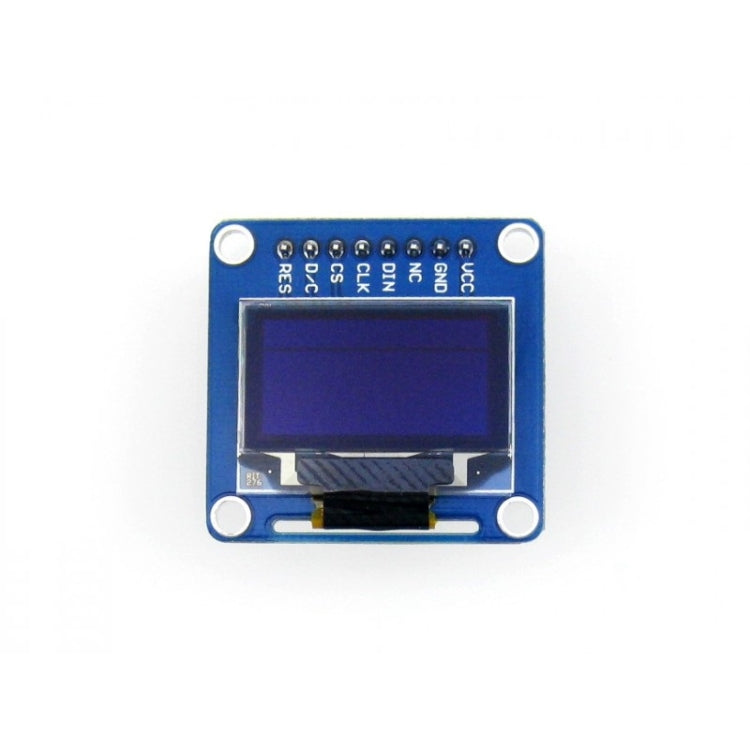 Waveshare 0.96 inch 128*64 OLED (B), SPI/I2C Interfaces, Straight Vertical Pinheader - Modules Expansions Accessories by Waveshare | Online Shopping South Africa | PMC TechLife | Buy Now Pay Later Mobicred