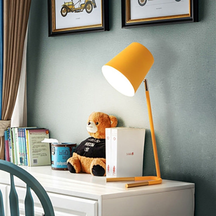 LED Eye-caring Table Lamp Modern Creative Minimalist Bedroom Bedside Lamp Student Study Table Lamp (Yellow) - free shipping - PMc TechLife - Order now!