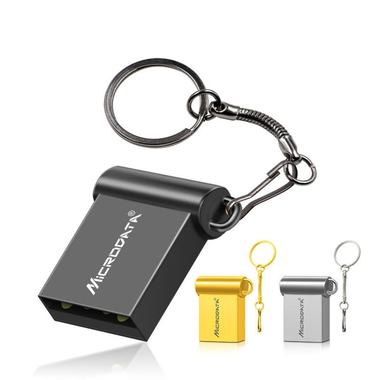 MiCRODATA 32GB USB 2.0 Computer Car Two-use Mini U Disk (Black) - USB Flash Drives by MiCRODATA | Online Shopping South Africa | PMC Jewellery
