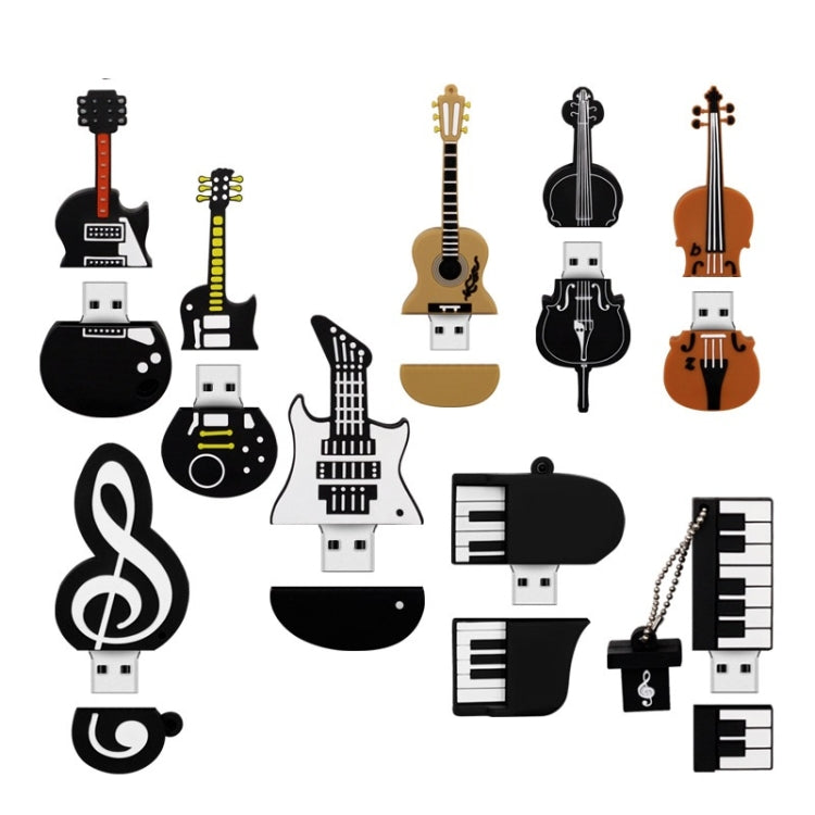 MicroDrive 64GB USB 2.0 Guitar U Disk - USB Flash Drives by MicroDrive | Online Shopping South Africa | PMC TechLife | Buy Now Pay Later Mobicred
