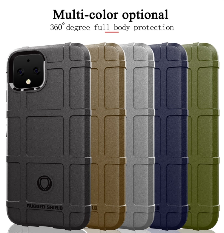 Shockproof Protector Cover Full Coverage Silicone Case for Google Pixel 4 (Black) - Google Cases by PMC TechLife | Online Shopping South Africa | PMC TechLife