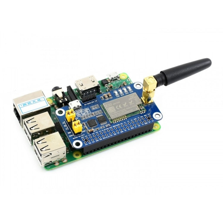 Waveshare LoRa HAT 433MHz Frequency Band for Raspberry Pi, Applicable for Europe / Asia / Africa - Mini PC Accessories by Waveshare | Online Shopping South Africa | PMC Jewellery | Buy Now Pay Later Mobicred