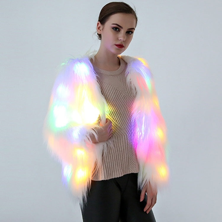 Cosplay Costumes Christmas And Halloween Night Costumes LED Colored Lights Show Clothes (Color:White With Light Size:S) - Clothing by PMC Jewellery | Online Shopping South Africa | PMC Jewellery