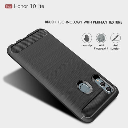 Carbon Fiber Texture TPU Shockproof Case For Huawei Honor 10 Lite / P Smart 2019 - Honor Cases by PMC Jewellery | Online Shopping South Africa | PMC Jewellery