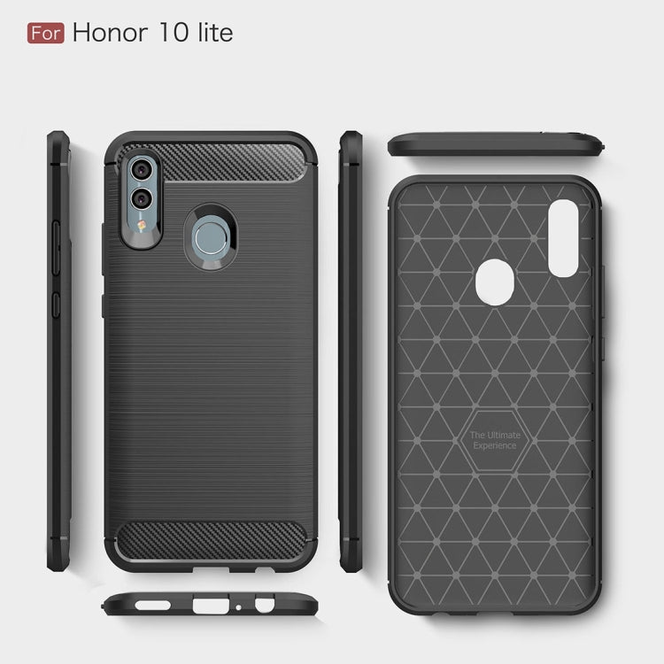 Carbon Fiber Texture TPU Shockproof Case For Huawei Honor 10 Lite / P Smart 2019 - Honor Cases by PMC Jewellery | Online Shopping South Africa | PMC Jewellery