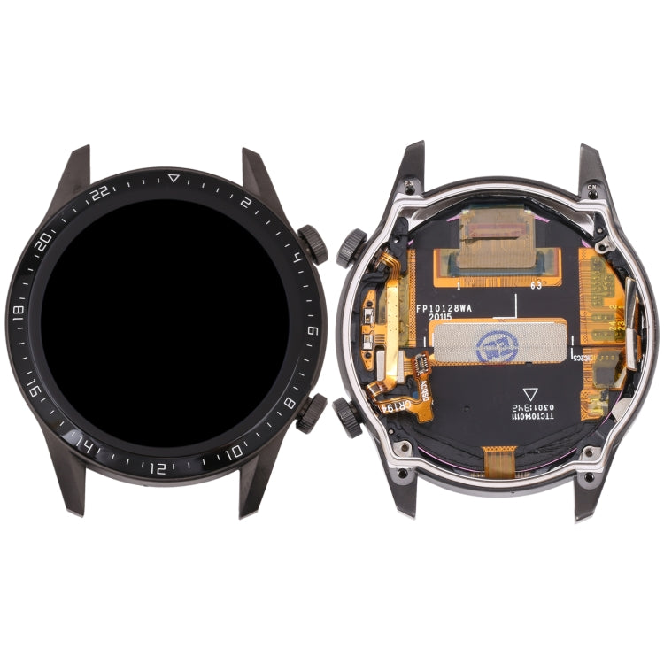 LCD Screen and Digitizer Full Assembly With Frame for Huawei Watch GT 2 46mm(Grey) -  by PMC Jewellery | Online Shopping South Africa | PMC Jewellery