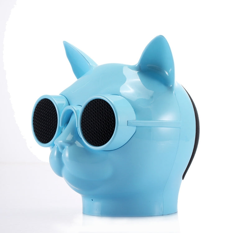 T8 Mini Cat Shape Stereo Wireless Bluetooth Speaker, Support Hands-free / TF Card / FM(Blue) - Mini Speaker by PMC TechLife | Online Shopping South Africa | PMC TechLife