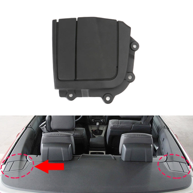 For BMW 3 Series E93 Left Driving Car Convertible Rear Platform Left Hinge Cover Folding Cover 5437 7174 545(Black) - Others by PMC TechLife | Online Shopping South Africa | PMC TechLife