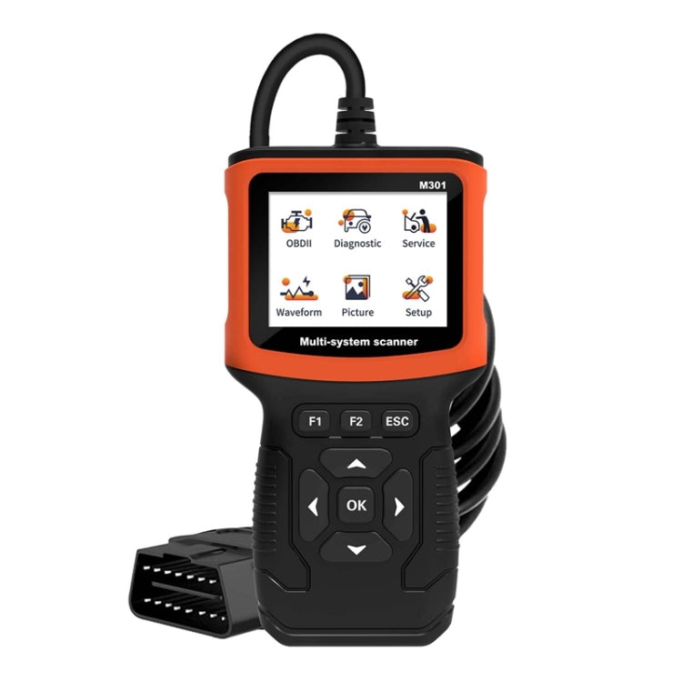 M301 9-18V OBD2 Car Code Reader Scanner Fault Detector - Code Readers & Scan Tools by PMC TechLife | Online Shopping South Africa | PMC TechLife
