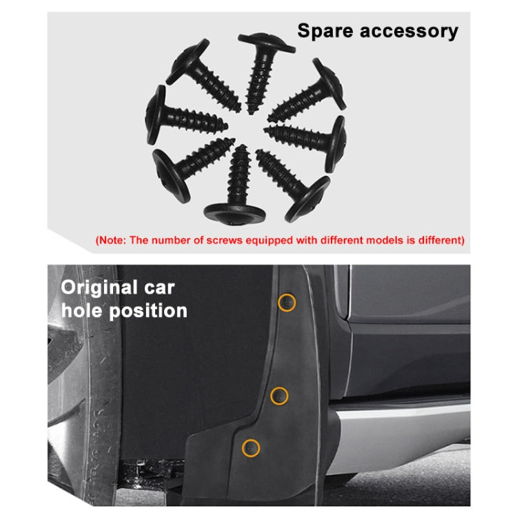 For Audi A3 Hatchback 2014-2016 4pcs/Set Car Auto Soft Plastic Splash Flaps Fender Guard - Mudguards by PMC TechLife | Online Shopping South Africa | PMC TechLife | Buy Now Pay Later Mobicred