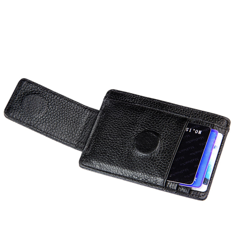 Cowhide Leather Solid Color Card Holder Wallet RFID Blocking Card Bag Protect Case with 3 Card Slots & Photo Frame, Size: 110*77*4mm(Coffee) - Antimagnetic RFID Package by PMC TechLife | Online Shopping South Africa | PMC TechLife | Buy Now Pay Later Mobicred