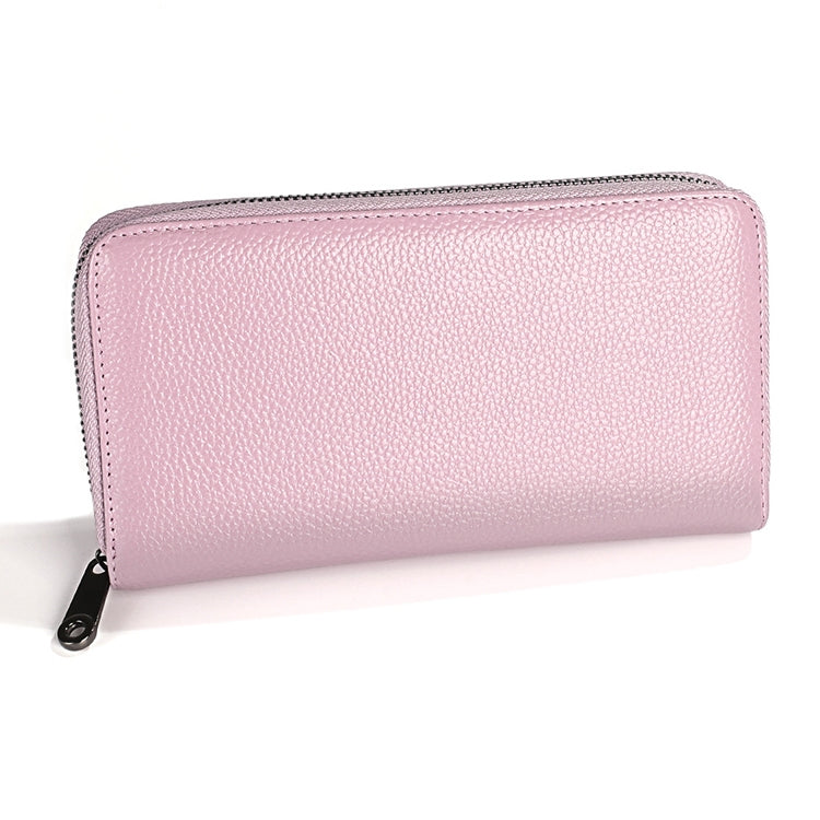 KB196 Top-grain Leather Large Capacity Multi-function 36-Bit Anti-magnetic RFID Organ Card Package Wallet(Purple) - Antimagnetic RFID Package by PMC TechLife | Online Shopping South Africa | PMC TechLife | Buy Now Pay Later Mobicred