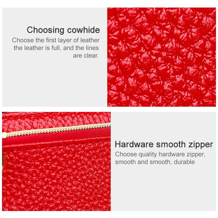 2013 Multifunctional Litchi Texture Women Large Capacity Hand Wallet with Card Slots(Light Pink) - Antimagnetic RFID Package by PMC TechLife | Online Shopping South Africa | PMC TechLife | Buy Now Pay Later Mobicred