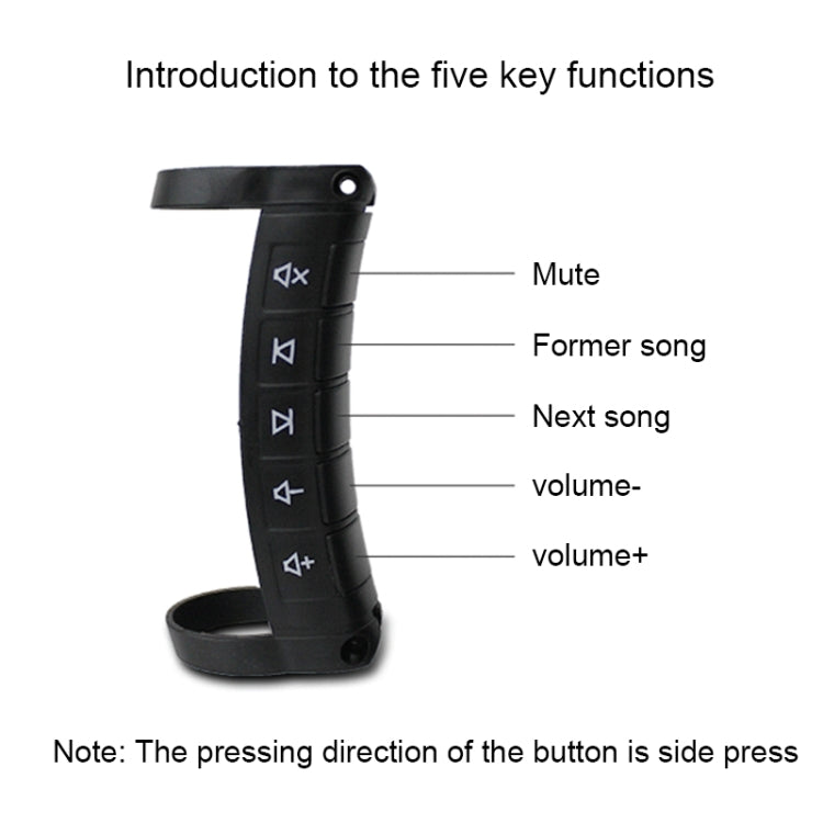 1 Set Universal Steering Wheel Controller Wireless Multifunctional DVD Navigation Key Remote Controller - Steering Wheel Accessories by PMC TechLife | Online Shopping South Africa | PMC TechLife | Buy Now Pay Later Mobicred