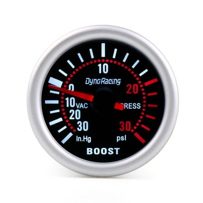 52mm 12V Universal Car Modified LED White Light Turbo Boost Gauge - Clocks & Car Meters by PMC Jewellery | Online Shopping South Africa | PMC Jewellery