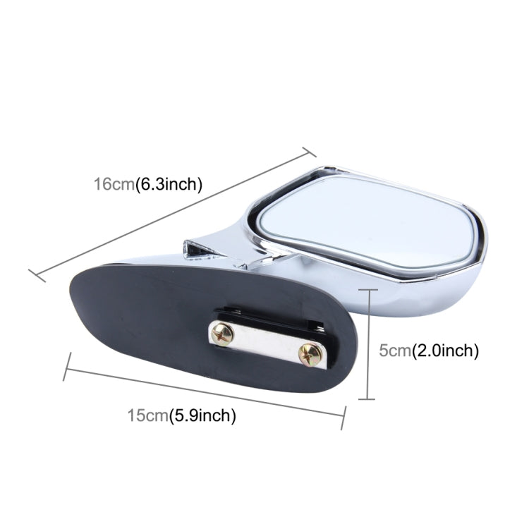3R-105R 360 Degree Rotatable Right Side Assistant Mirror for Auto Car(Silver) - free shipping - PMC TechLife - Order now!