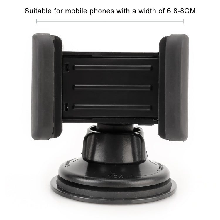 3R-1005 Universal Car Suction Cup Mount Bracket Phone Holder for 68-80mm Mobile Phone - Car Holders by 3R | Online Shopping South Africa | PMC Jewellery