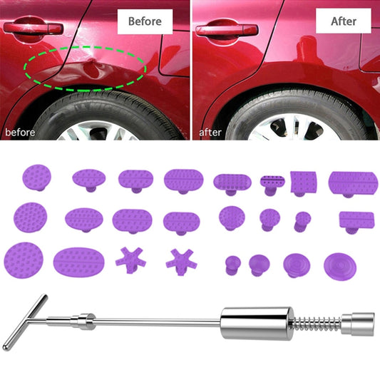 Auto Repair Body Tool Kit PDR Dent Paintless Repair Tools Dent Puller Slide Hammer Reverse Hammer Aluminum Suction Cups for Dent - Sheet Metal Tools by PMC Jewellery | Online Shopping South Africa | PMC Jewellery