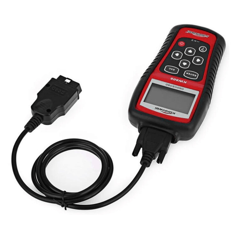 KONNWEI KW808  EOBD / OBDII Car Auto Diagnostic Scan Tools CAN Code Reader Scanner Auto Scan Adapter Scan Tool (Can Only Detect 12V Gasoline Car) - Code Readers & Scan Tools by KONNWEI | Online Shopping South Africa | PMC TechLife | Buy Now Pay Later Mobicred