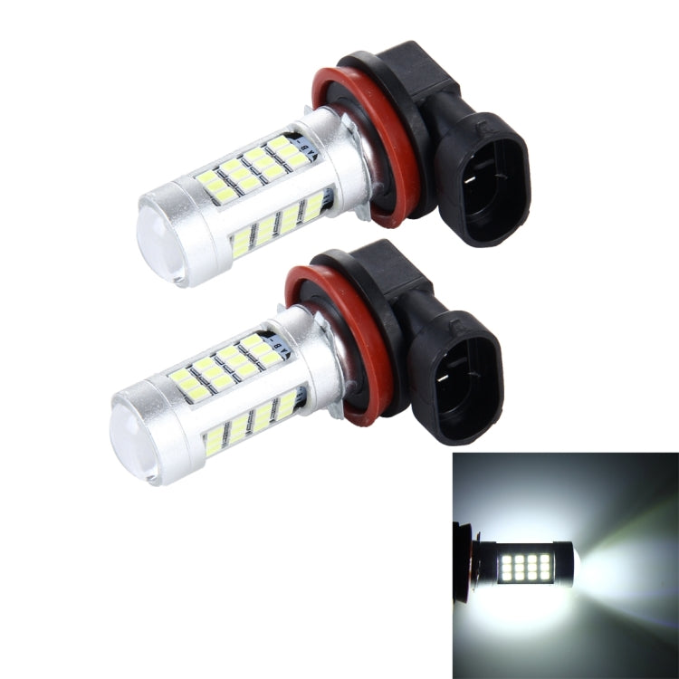 2 PCS H8/H11 10W 900LM 8000K 42 SMD-2835 LEDs Car Fog Lights, DC 12V(White Light) - free shipping - PMC TechLife - Order now!