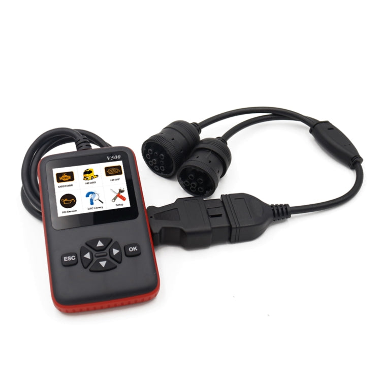V500 Trunk HD Reading Card Professional OBDII Diagnostic Code Scanner Tool - Code Readers & Scan Tools by PMC TechLife | Online Shopping South Africa | PMC TechLife