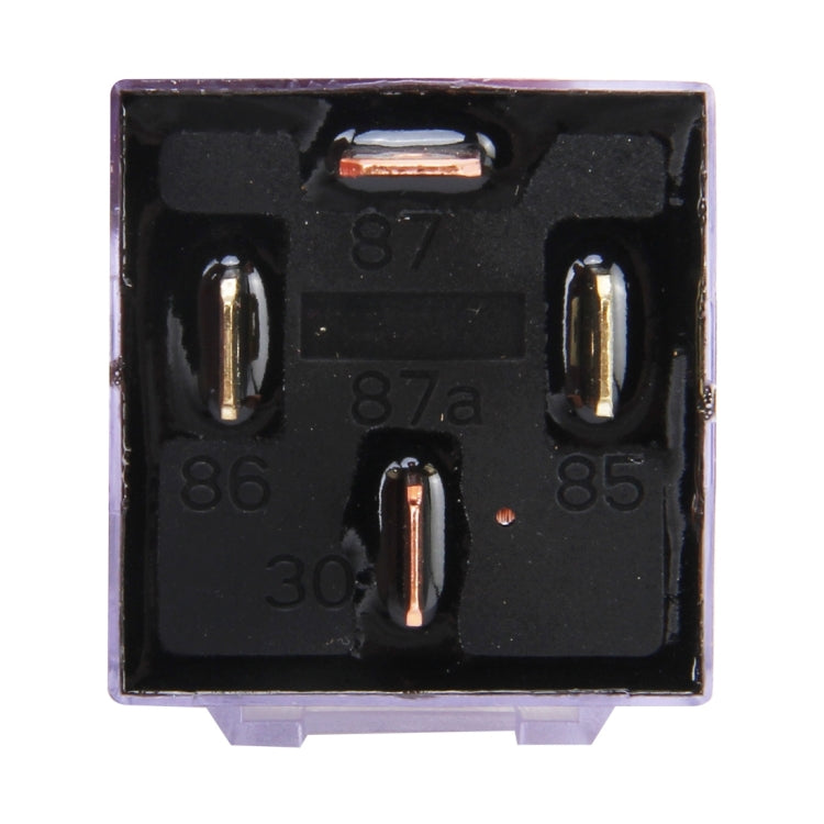 10 PCS JD-1912 80 AMP 12V Waterproof Car Auto Four Plugs Relay with Warning Light - Relays by PMC Jewellery | Online Shopping South Africa | PMC Jewellery