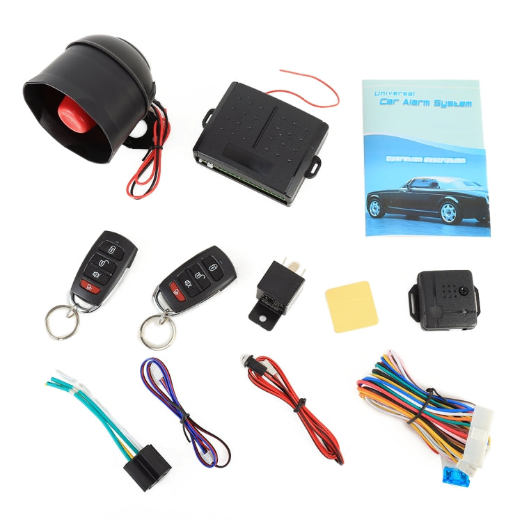 Car Safety Warning Alarm System with Two Remote Controls, DC 12V - Security Alarm System by PMC Jewellery | Online Shopping South Africa | PMC Jewellery