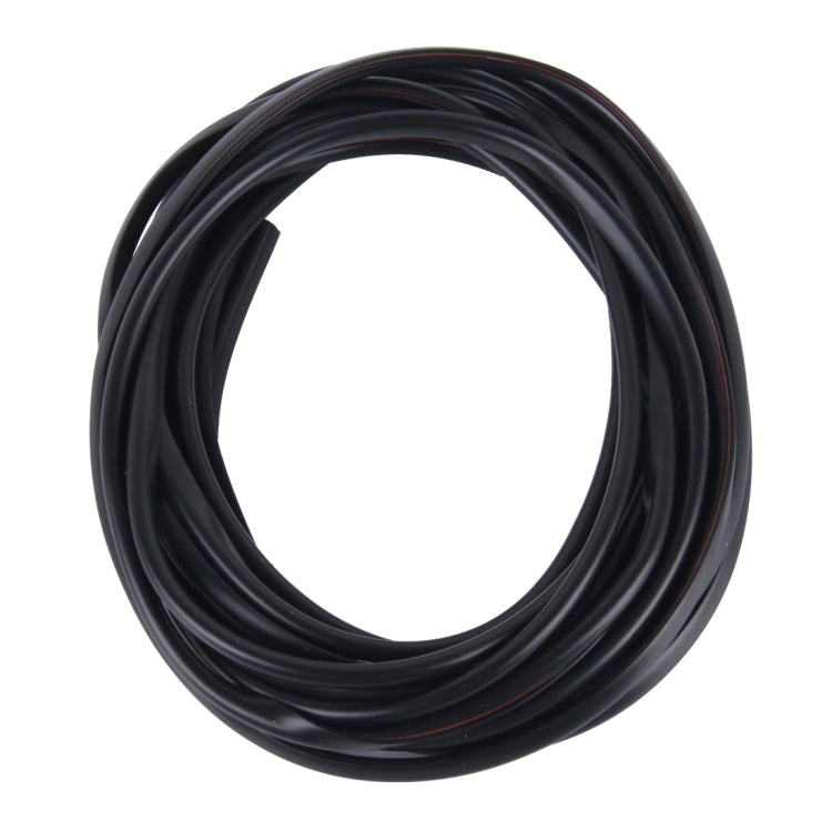 5m Car Decorative Strip PVC Chrome Decoration Strip Door Seal Window Seal(Black) - Decorative Strip by PMC Jewellery | Online Shopping South Africa | PMC Jewellery
