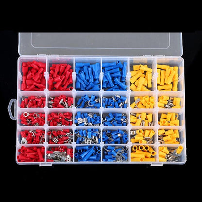 480 PCS Cold Press Electrical Insulated Terminals Crimp Connectors Assortment Kit - Booster Cable & Clip by PMC Jewellery | Online Shopping South Africa | PMC Jewellery