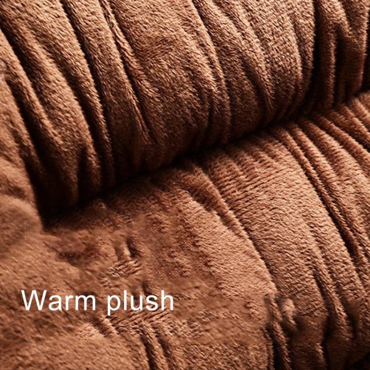 Car Thick Plush Seat Cushion Warmer Cover Winter Seat Mat (Coffee) - Seat Accessories by PMC TechLife | Online Shopping South Africa | PMC TechLife