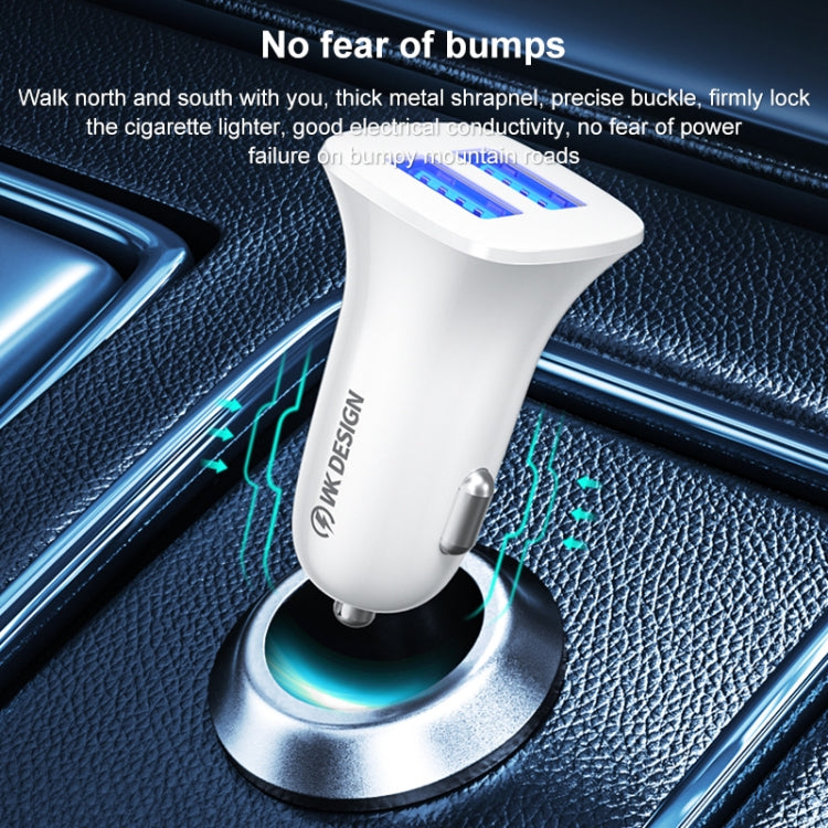 WK WP-C35 12W PC Dual USB Car Charger - Car Charger by WK | Online Shopping South Africa | PMC Jewellery