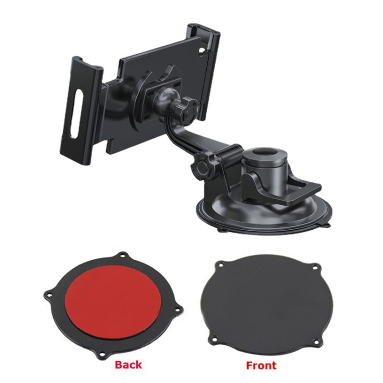 Car Dashboard Tablet Holder PU Suction Cup Windshield Bracket + Tray - free shipping - PMC TechLife - Order now!