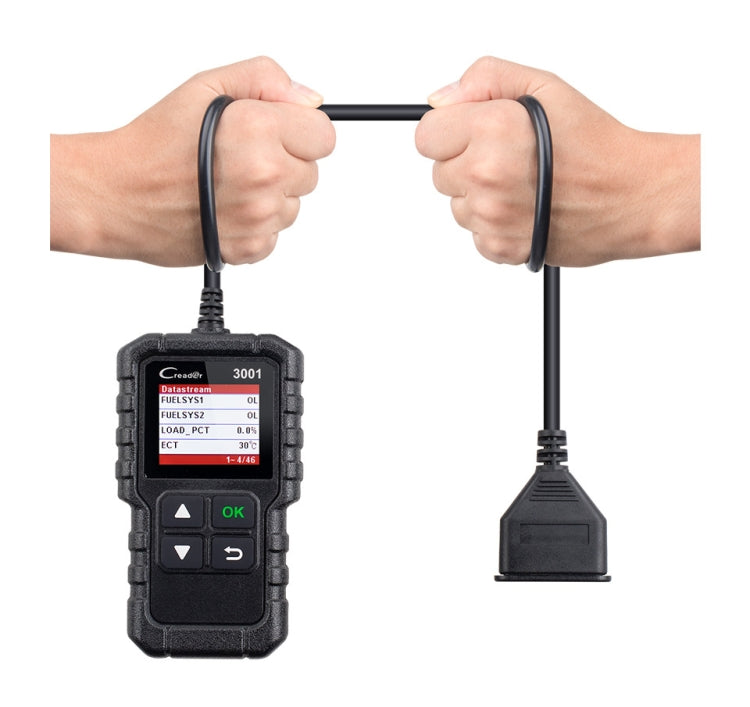 Launch Creader CR3001 Car Color Screen Code Reader OBD2 Fault Detector Diagnostic Tool - Code Readers & Scan Tools by PMC TechLife | Online Shopping South Africa | PMC TechLife