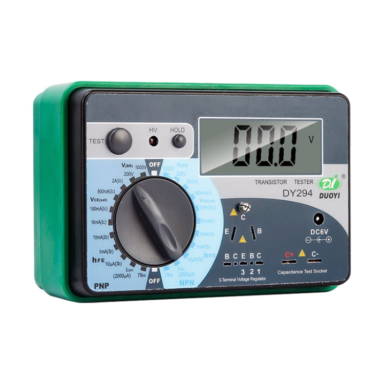 DUOYI DY294 Multifunction Digital Transistor AnalyzerTester - free shipping - PMC TechLife - Order now!