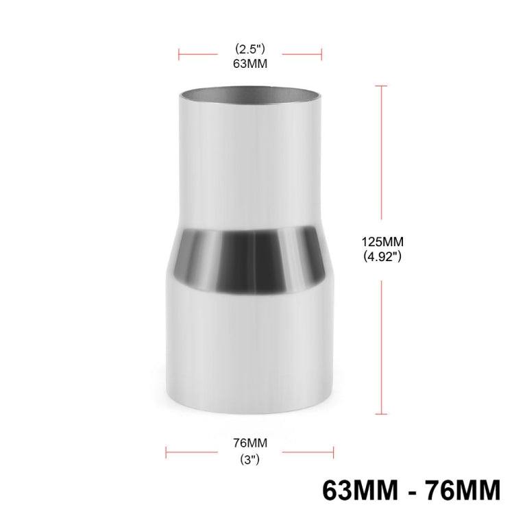 63-76mm Car Modified Exhaust Pipe Joint - Engine Fittings by PMC TechLife | Online Shopping South Africa | PMC TechLife | Buy Now Pay Later Mobicred
