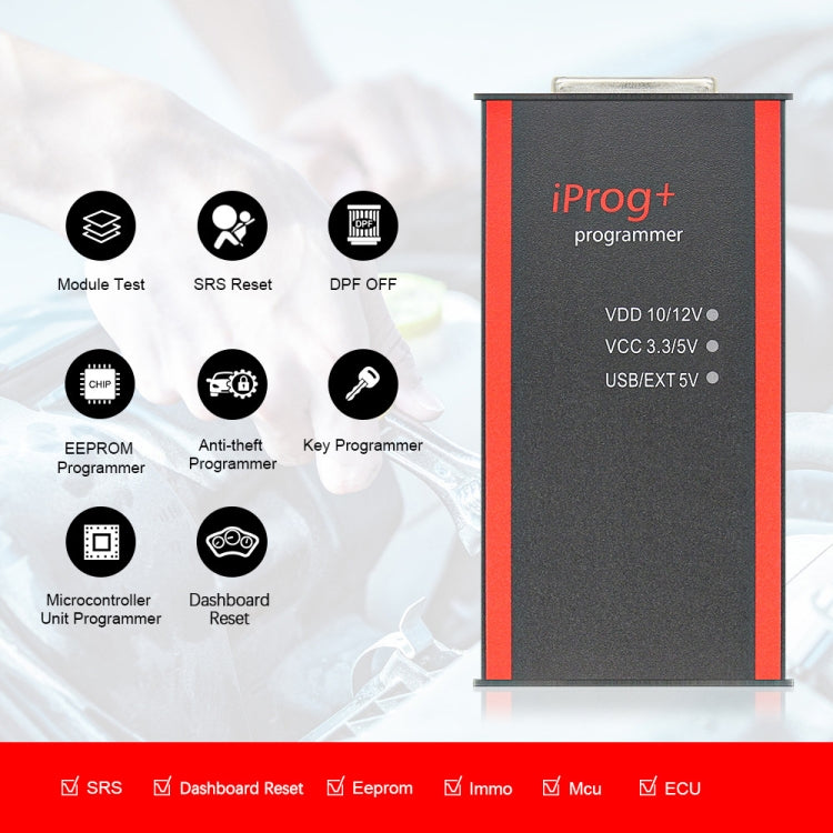 12V Iprog+ Pro V87 Car Key Programmer ECU Tool - Code Readers & Scan Tools by PMC TechLife | Online Shopping South Africa | PMC TechLife | Buy Now Pay Later Mobicred