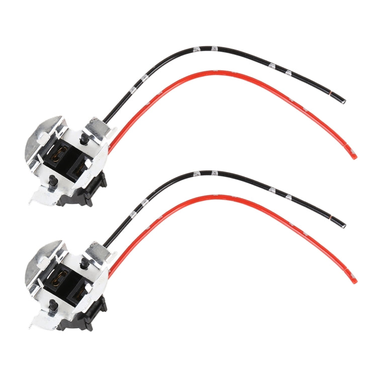 1 Pair TK-305 H7 Halogen Lamp Socket Car Bulb Holder Base with Cable - Wires by PMC TechLife | Online Shopping South Africa | PMC TechLife