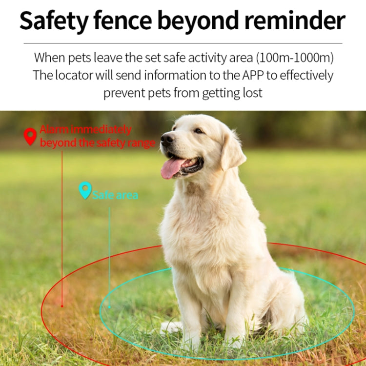 P03 2G Waterproof Pet GPS Tracker GPS+AGPS+WiFi+LBS Locator - Pet Tracker by PMC Jewellery | Online Shopping South Africa | PMC Jewellery