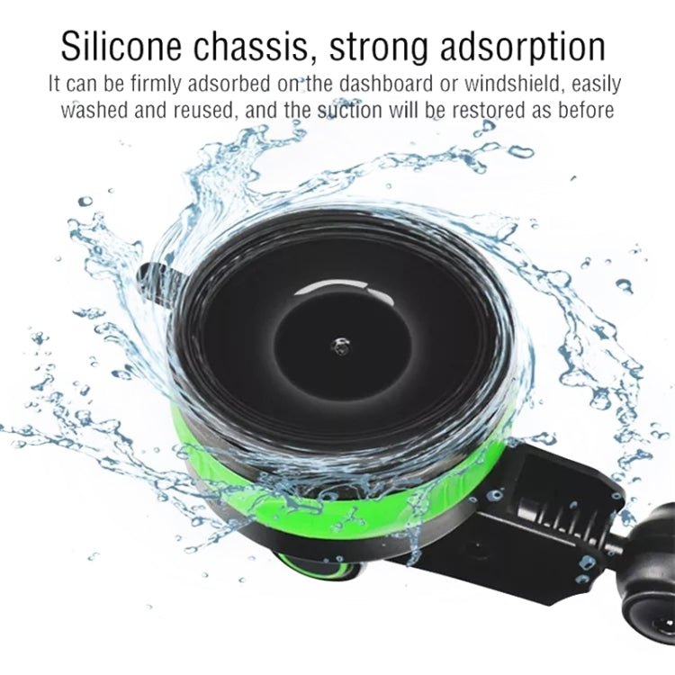 Multifunctional Car Center Console Dashboard Suction Cup Phone Holder (Green) - Car Holders by PMC TechLife | Online Shopping South Africa | PMC TechLife