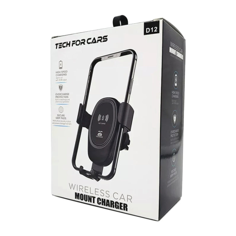 Car Wireless Charger Multifunctional Mobile Phone Wireless Charger Stand (Black) - Wireless Charger Holders by PMC TechLife | Online Shopping South Africa | PMC TechLife