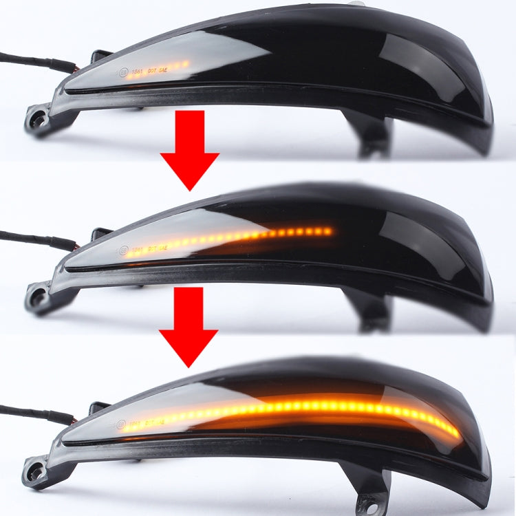 1 Pair For Honda Civic 2006-2011 Car Dynamic LED Turn Signal Light Rearview Mirror Flasher Water Blinker (Transparent Black) - Arrow Turn Lights by PMC Jewellery | Online Shopping South Africa | PMC Jewellery