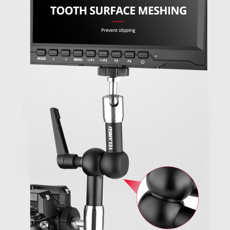 YELANGU 11 inch Adjustable Friction Articulating Magic Arm (Black) - free shipping - PMC TechLife - Order now!